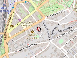 Carte de Pôle Emploi à Blois