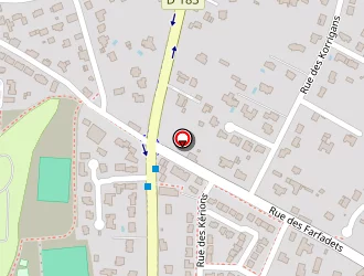 Carte de Prengère à Surzur