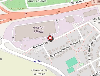 Carte de Transfométal à Héricourt