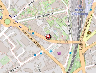 Carte de Intermarché Super à Blois