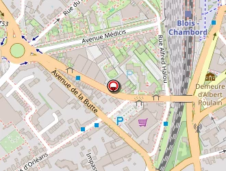 Carte de Chateau Muriel à Blois