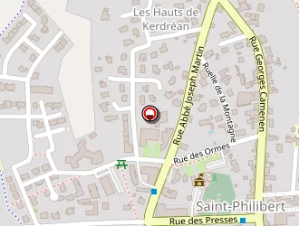 Carte de Le Penduick à Saint-philibert