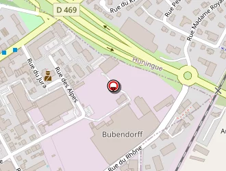 Carte de Bubendorff Volet Roulant à Saint-louis