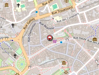 Carte de Optima Opticiens à Blois