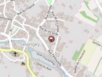 Carte de Centre De Soins à Selongey