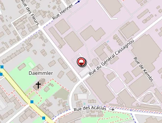 Carte de Ccas (centre Communal D'action Sociale) à Saint-louis