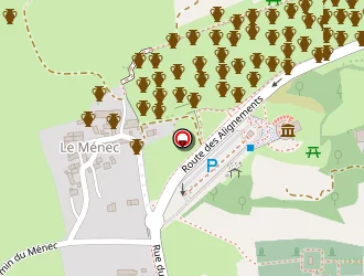 Carte de Salle Du Ménec à Carnac