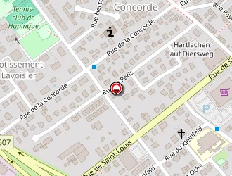 Carte de Sutter Claude à Huningue