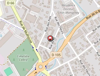 Carte de Rediger Zranpe à Saint-louis