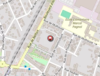 Carte de La Poste à Huningue