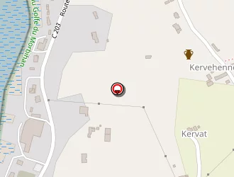 Carte de Tennis Club De Quéhan à Saint-philibert