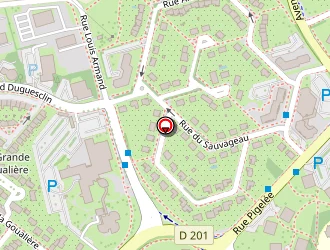 Carte de Fontaine Benoît à Blois