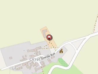 Carte de Mairie D'orret à Orret