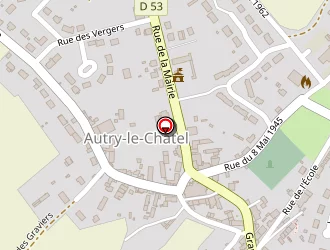 Carte de Ecole Des Petits à Autry-le-châtel