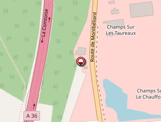 Carte de La Halle à Andelnans