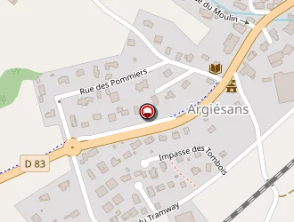 Carte de Rossez André à Argiésans