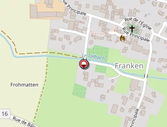 Carte de Zurbach Georges à Franken