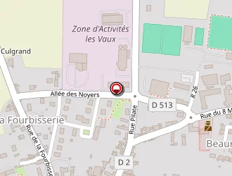 Carte de Gymnase à Neuvy-le-roi