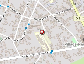 Carte de Boesinger à Village-neuf