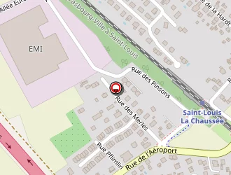 Carte de Hôtel Formule 1 à Saint-louis