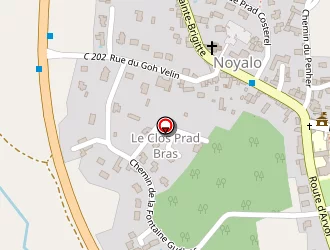 Carte de Menuiserie Evain Bernard à Noyalo