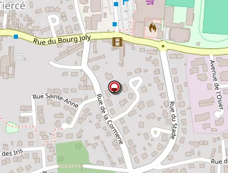 Carte de Parcours De Sante à Tiercé