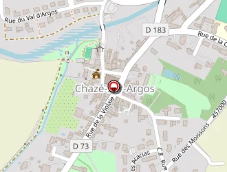Carte de R.c'elec à Chazé-sur-argos
