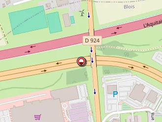 Carte de Blois Service Auto - Feu Vert à Blois