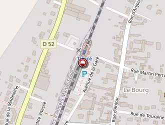 Carte de La Table D'anjou à Tiercé