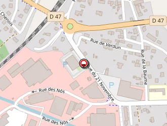 Carte de Sertrid à Danjoutin