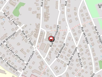 Carte de Institut De Beauté Plénitude à Altkirch