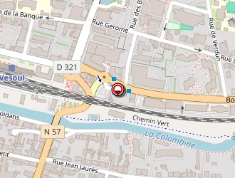 Carte de Melcore Claire à Vesoul