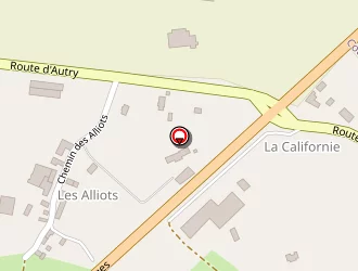 Carte de Léger Thierry à Coullons