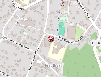 Carte de Chalet Sophie à Baden