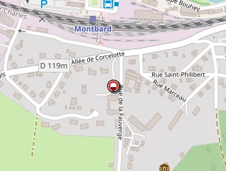 Carte de Rollée Karen à Montbard