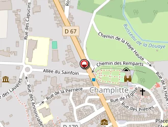 Carte de Veterinaires à Champlitte