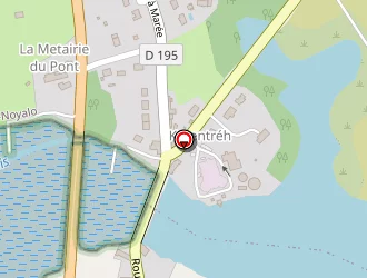 Carte de La Chaloupe à Theix