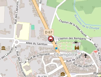 Carte de Office Du Tourisme à Champlitte