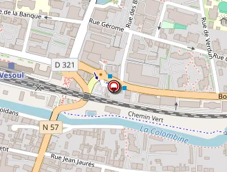 Carte de Urssaf à Vesoul