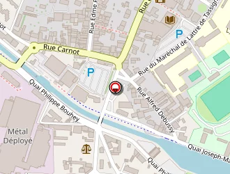 Carte de Hôtel Neptune à Montbard