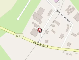 Carte de Chambaraud à Coullons