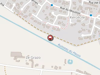 Carte de La Cavale Bleue à Theix