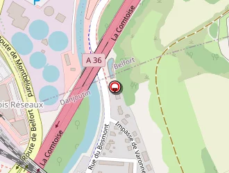 Carte de Le Chalet Fleuri à Danjoutin