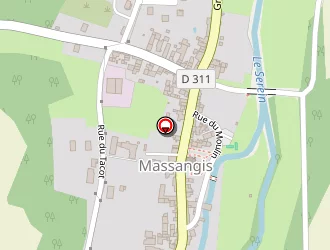 Carte de Agence Postale à Massangis