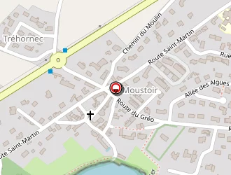 Carte de Le Moustoir à Arradon
