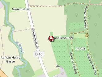 Carte de E D S à Wittersdorf