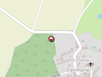 Carte de Circuit Pedestre à Dammarie-en-puisaye