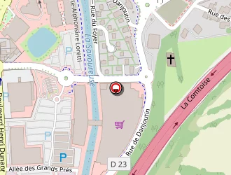 Carte de Gifi à Belfort