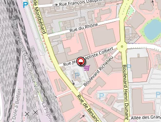 Carte de Renault à Belfort