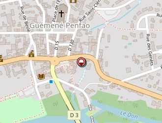 Carte de Le Chalet à Guémené-penfao